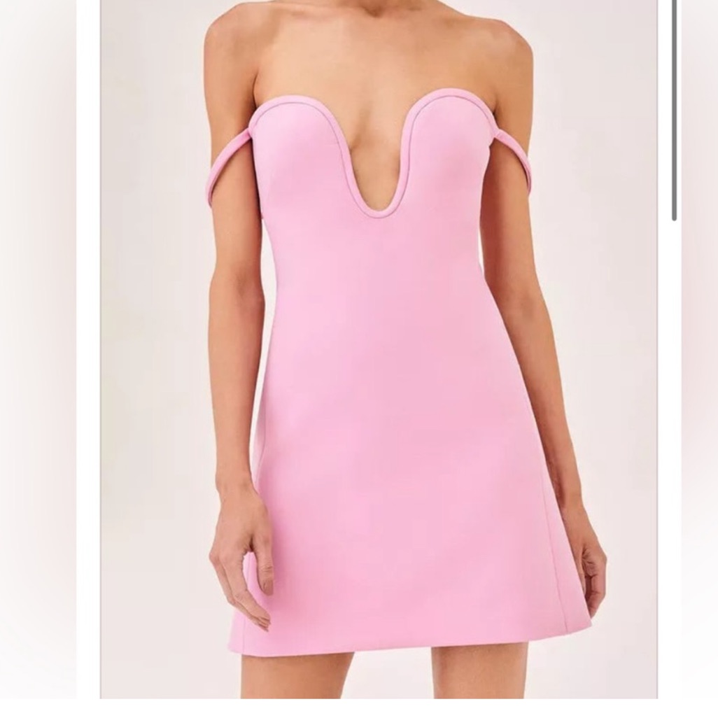 Alexis Pink Brandt Dress In Orchida